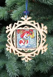 F-082 New Year's decoration kit "Snowman"