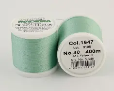1647/9845 Polyneon №40 високоміцна вишивальна нитка, 100%% поліестер, 400 м
