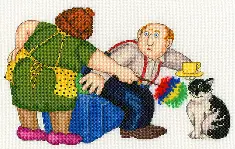 XBC7 Набір для вишивання хрестом That’s The Cat’s Chair "Це крісло кота" Bothy Threads