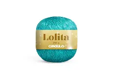 5877 LOLITA пряжа (26%% бавовна, 49%%поліестер, 25%% акрил. 100гр. 250м. 6 мот. в уп), бірюзовий