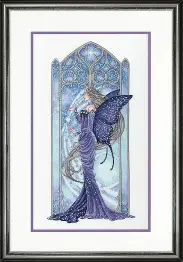 70-09618 Набір для вишивання хрестиком «Wintertime Fairy//Зимова Фея»  DIMENSIONS