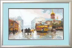 Набір для вишивання хрестиком Чарівна Мить №557 "Вечірній трамвай"