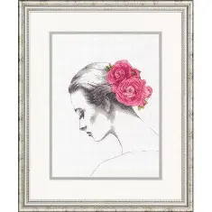 70-35379 Counted cross stitch kit DIMENSIONS "Floral Portrait"