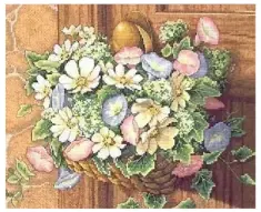 13716 Набір для вишивання хрестом DIMENSIONS «Flowers on Doorknob•Квіти на дверній ручці»