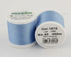 1675/9845 Polyneon №40 високоміцна вишивальна нитка, 100%% поліестер, 400 м