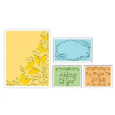 656982 Форма для ембосування Метелики Textured Impressions 