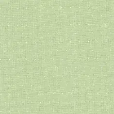 3984/6349 Murano Mini Dots 32 (ширина 140см) світло-зелений у білий горох ZWEIGART