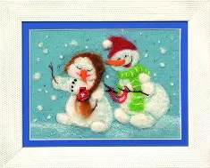 Набір для валяння картини Чарівна Мить В-109 "Зима-любов прийшла"