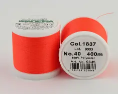 1837/9845 Polyneon №40 високоміцна вишивальна нитка, 100%% поліестер, 400 м