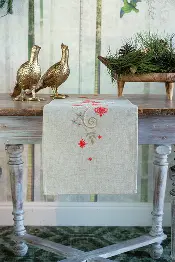 PN-0172673 Cross stitch kit (table track) Vervaco, Christmas 29x102, 14 aida