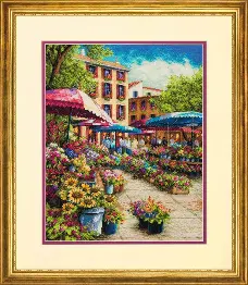 70-35333 Counted cross stitch kit DIMENSIONS "Provence Market"