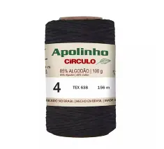 8990 APOLINHO 4(85%% бавовна , 15%%інші волокна 100гр. 156м.)