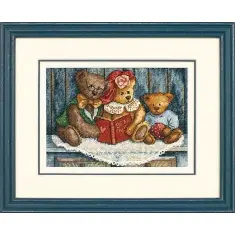 65054 Набір для вишивання хрестом DIMENSIONS «Мишуткины казки» Bear Talles
