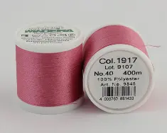 1917/9845 Polyneon №40 високоміцна вишивальна нитка, 100%% поліестер, 400 м