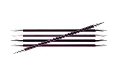 47043 Спицы носочные Zing KnitPro, 20 см, 6.00 мм