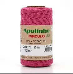6122 APOLINHO 6 (85%% бавовна , 15%% інші волокна 100гр. 104м.)