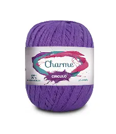 6567 CHARME пряжа (100%% мерс.бавовна, 150гр. 396м. ), фіолетовий/бузковий