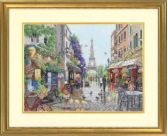 70-35438 Набір для вишивання хрестиком «Paris Scene//Париж» DIMENSIONS