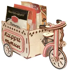 F-079 Набір-конструктор Чарівна Мить Підставка для спецій "Велосипед"