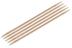 35112 Спиці шкарпеткові Basix Birch Wood KnitPro, 20 см, 2.75 мм