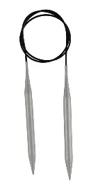45338 Спицы круговые Basix Aluminum KnitPro, 80 см, 5.50 мм