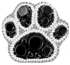 БП-254 Набір для виготовлення брошки Crystal Art "Лапка"