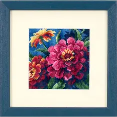 07213 Gobelin stitching kit DIMENSIONS "Zinnias"