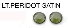338SA LT.PERIDOT SATIN стрази DMC+ фольговані