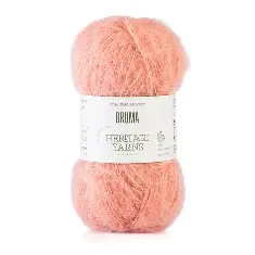 1601 Bruma пряжа (60%% мохер  40%% вовна), колір кораловий 50 г моток ROSARIOS