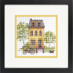 70-65226 Набір для вишивання хрестиком «Yellow House//Жовтий будиночок» DIMENSIONS