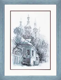 Cross-stitch kit М-16 "Swept up" 