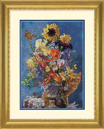 70-35404 Набір для вишивання хрестом «Garden In Gold • Сад в золоте» DIMENSIONS GOLD COLLECTION