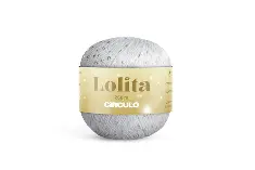 8001 LOLITA пряжа (26%% бавовна, 49%%поліестер, 25%% акрил. 100гр. 250м. 6 мот. в уп), біілий