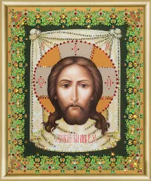 Rhinestone decoration kit КС-052 "The Icon of Our Lord Jesus Christ"
