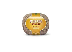 7625 AMIGURUMI SPARKLE пряжа (98%% бавовна, 2%% металік 80 г.149 м.), бежевий