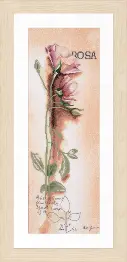 PN-0008050 Counted cross stitch kit LanArte "Rosa - Botanical"