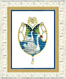 Набір для вишивки хрестиком Чарівна Мить М-254 "Лебеді"