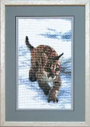 Cross-stitch kit А-091 "Lynx"