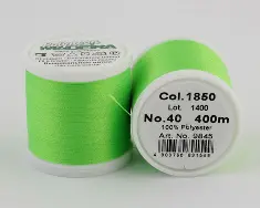 1850/9845 Polyneon №40 високоміцна вишивальна нитка, 100%% поліестер, 400 м