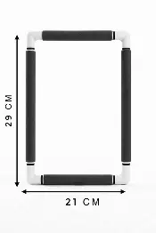 270-3/чорні П`яльці з кліпсами Nurge 21х29 см