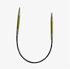 47086 Спиці кругові Zing KnitPro, 22,5 см, 3,50 мм