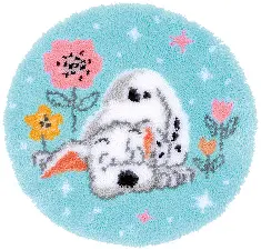 PN-0175268 Vervaco rug embroidery kit "Little Dalmatian"