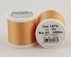 1870/9845 Polyneon №40 високоміцна вишивальна нитка, 100%% поліестер, 400 м
