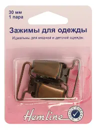 457.BR Зажими для комбінезона, 30 мм, 2шт