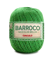 5767 BARROCO MAXCOLOR BRILHO (98%%бавовна, 2 %% металік 200 г,216 м)
