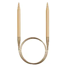 555-7 (80см/3,5мм) Кругова спиця для в'язання бамбукова, Addi