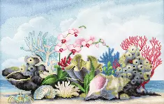 Cross-stitch kit М-350 "Corals"