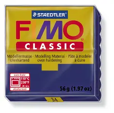 34N/8000 Полімерна глина FIMO Classic, темно-синій, (56г) STAEDTLER