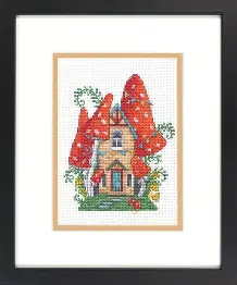 70-65227 Набір для вишивання хрестиком «Forest House//Лісовий будинок»  DIMENSIONS