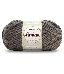 7417 AMIGA пряжа (100%% акріл, 100гр. 133м. ), сірий